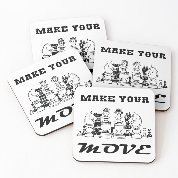 Item preview, Make Your Move, With Chess Pieces designed and sold by 4AllTimes.