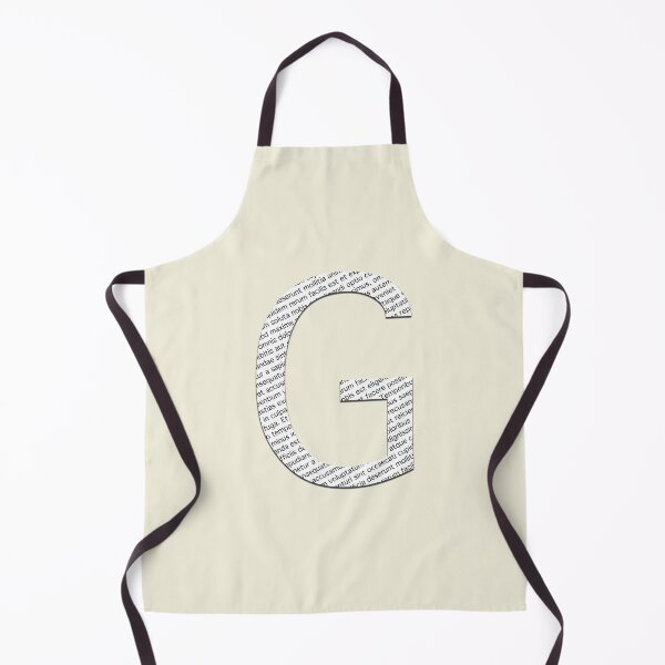 Item preview, G Typographic monogram cutout designed and sold by Emi Yañez.