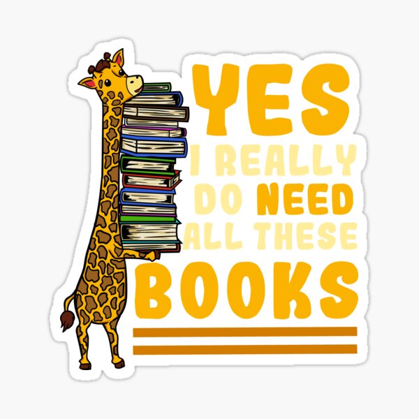 Item preview, Books Giraffe Book Reading Reader designed and sold by Mealla.
