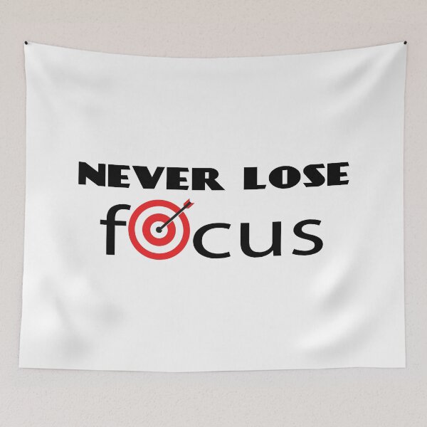 Item preview, Never Lose Focus, With Archery Arrow In Red Target designed and sold by 4AllTimes.