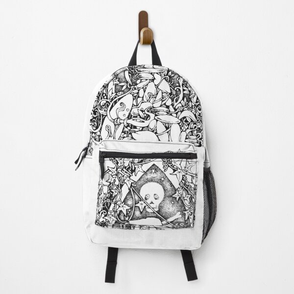 Item preview, Memento Mori Black and White Pen and Ink print designed and sold by blackheartscot.