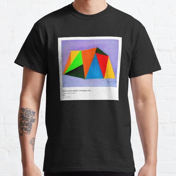 Multi-Colored Triangles Classic T-Shirt
