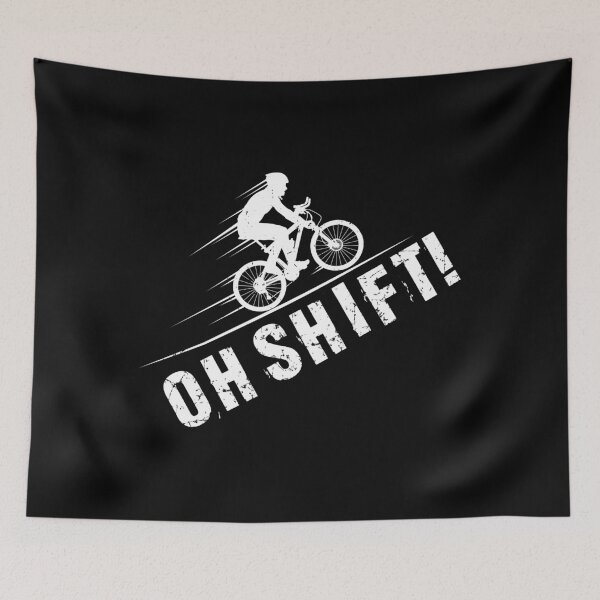 Item preview, Oh Shift Cyclist Gift designed and sold by DelightfulDude.