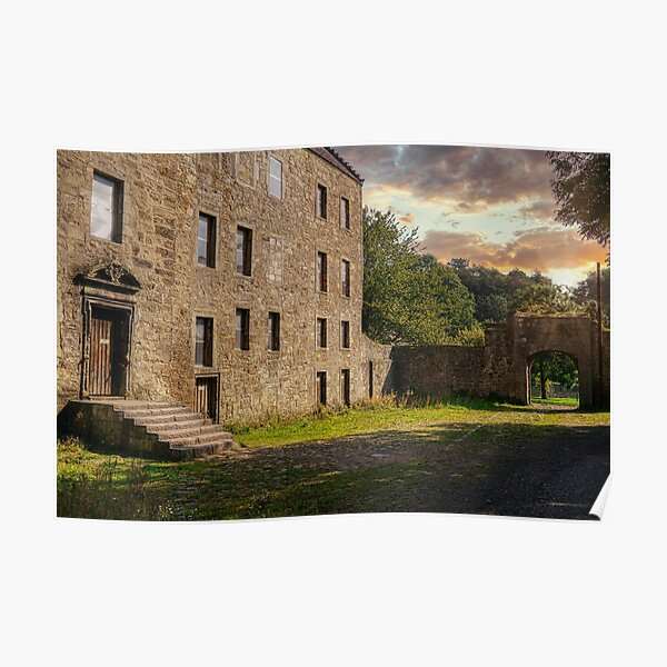 Midhope Castle - Lallybroch Outlander Scotland Poster