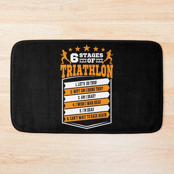 Item preview, 6 Stages Of Triathlon Gift designed and sold by DelightfulDude.