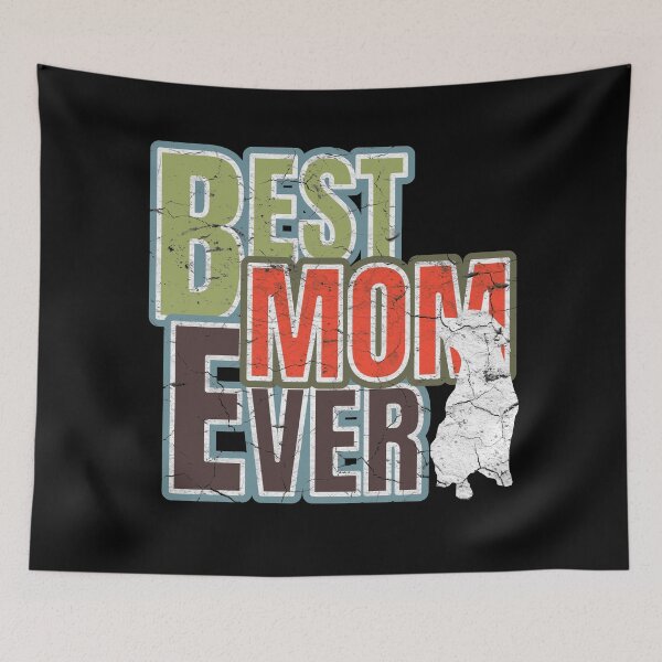 Item preview, Best Dog Mom Ever designed and sold by PlusAdore.