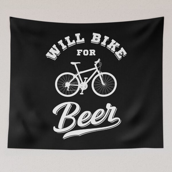 Item preview, Will Bike For Beer Funny Gift designed and sold by DelightfulDude.