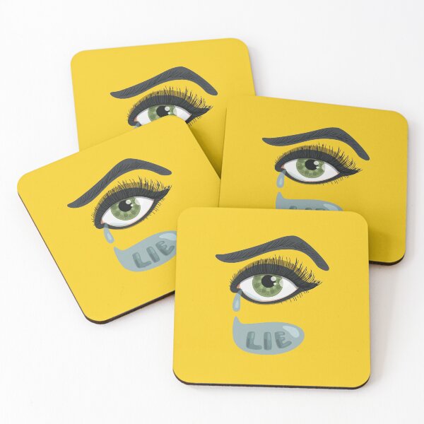 Item preview, Green Lying Eye Crying In Tears designed and sold by Boriana Giormova.