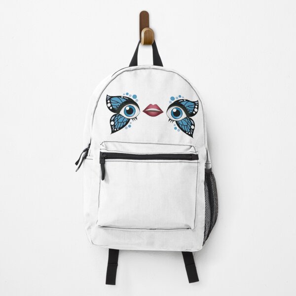 Item preview, Eye Mouth Eye Emoji with Blue Butterfly make up designed and sold by yselle.