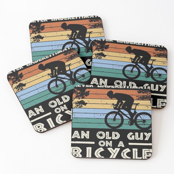Item preview, Old Man on A Bicycle Gift design | Funny gift 4 Cyclists print designed and sold by Lisbob.