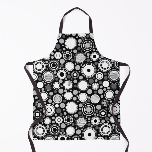 Item preview, Black and white geometric circles pattern designed and sold by natalyon.
