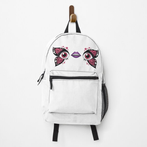 Item preview, Eye Mouth Eye Emoji with Pink Butterfly make up designed and sold by yselle.