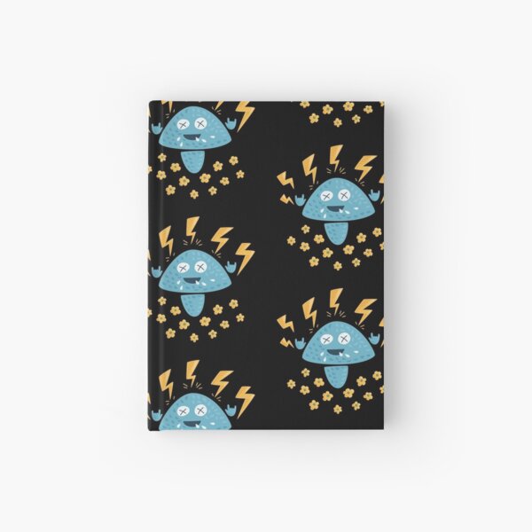 Funny Heavy Metal Mushroom Hardcover Journal