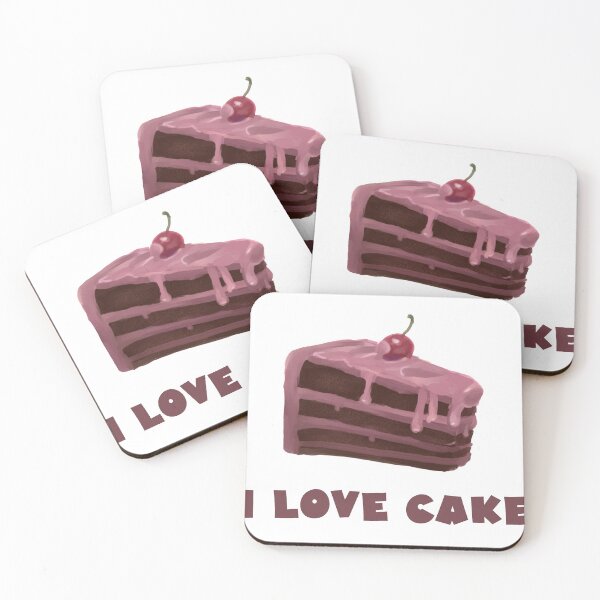 Item preview, Cherry Cake I Love Cake designed and sold by anatovas.