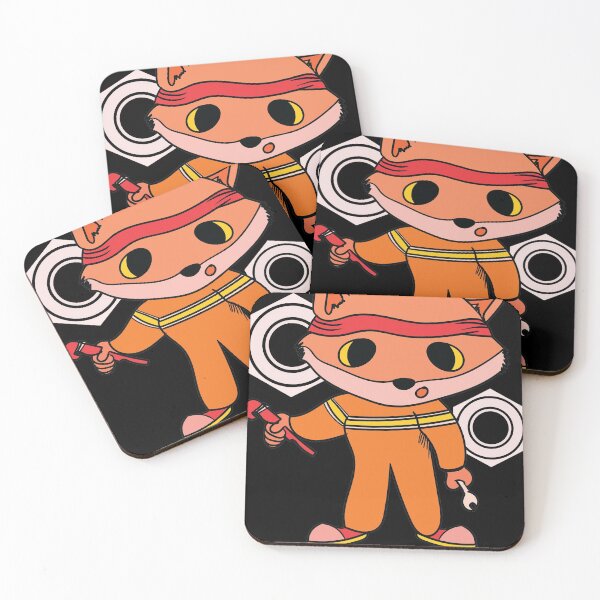 Item preview, Mechanic Fox With Nuts And Tools designed and sold by Grinover.