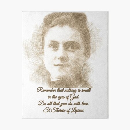 St. Thérèse of Lisieux Art Board Print