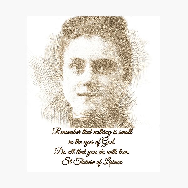 St. Thérèse of Lisieux Photographic Print