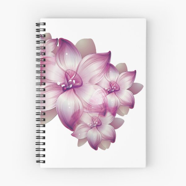 Item preview, Flores blancas-rosadas designed and sold by Eshan91.