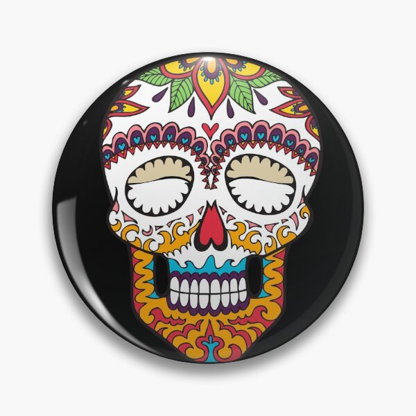 Item preview, Sugar Skull Face - Día de Muertos designed and sold by MPowerTeez.