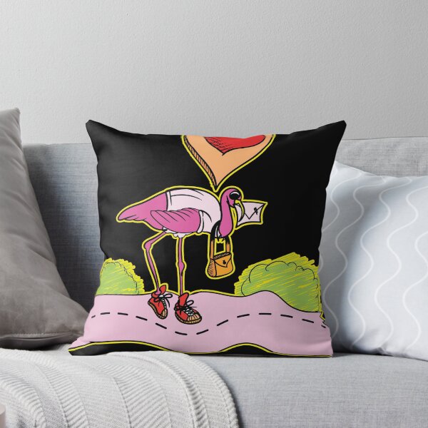 Item preview, Postman Flamingo With Heart designed and sold by Grinover.