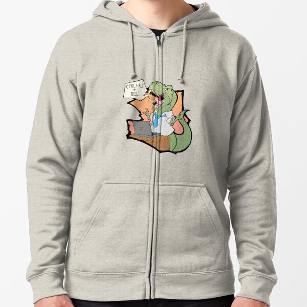 Rex Office Rage Zipped Hoodie