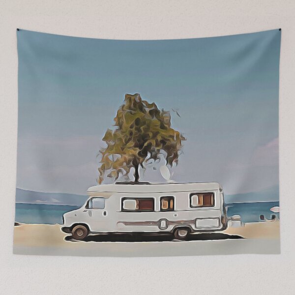 Item preview, Caravan At The Beach designed and sold by Cheeoh.