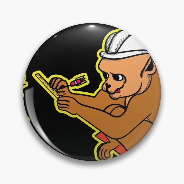 Item preview, Engineer Monkey With Helmet designed and sold by Grinover.