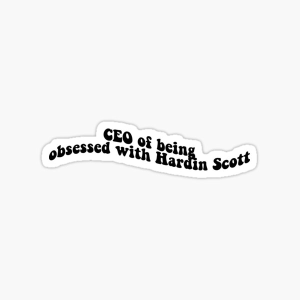 Item preview, ceo of being obsessed with hardin scott designed and sold by ishanvi.