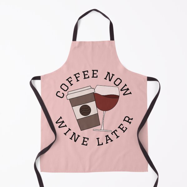 Item preview, Coffee now - wine later designed and sold by TeeCupCompany.