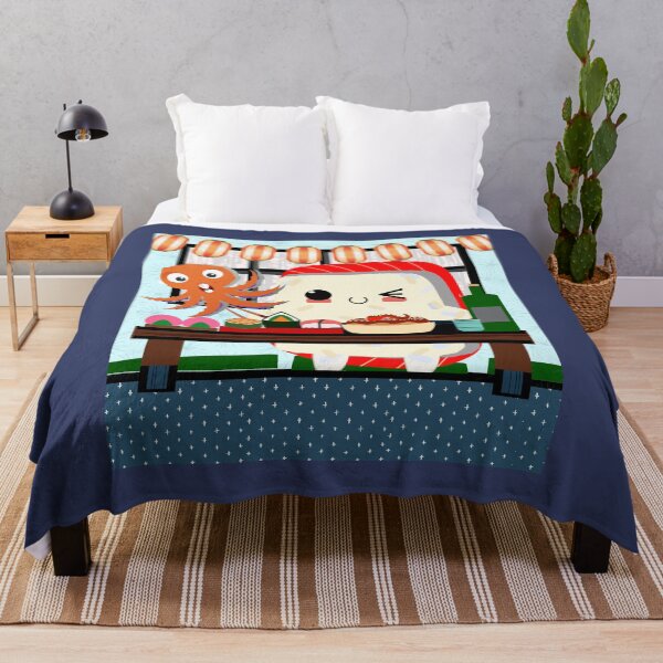 Item preview, Maguro Tshirt Tee Shirt Food Fest Japanese Food Japanese Character Anime Cute Funny Kawaii Graphic Cartoony Design for Apparel Accessories Home Decor Skins Totes Bags Wall Art Stickers designed and sold by Rocbebe.