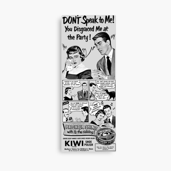 Item preview, DON'T SPEAK TO ME - SHOE POLISH ADVERT FROM THE 1960s designed and sold by ThrowbackAds.
