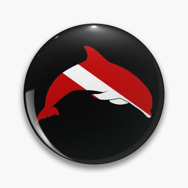 Item preview, Diver Down Dolphin designed and sold by Caden Darling Designs.