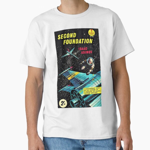 Vista previa del artículo con la obra «Segunda Fundación - Isaac Asimov», diseñado y vendido por TheWhiteBear.