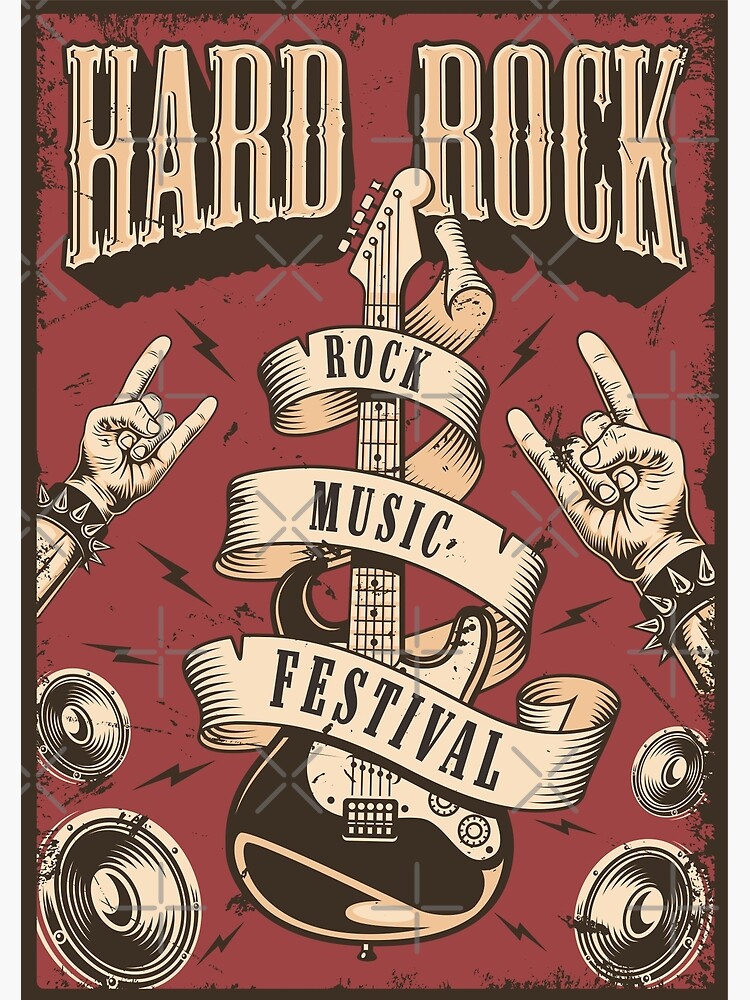 30 Most Hardcore Rock Illustration Posters  Rock poster design, Music  poster design, Music festival poster