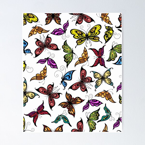 Monarch Butterfly Life Cycle Stages Art, Cottagecore Decor