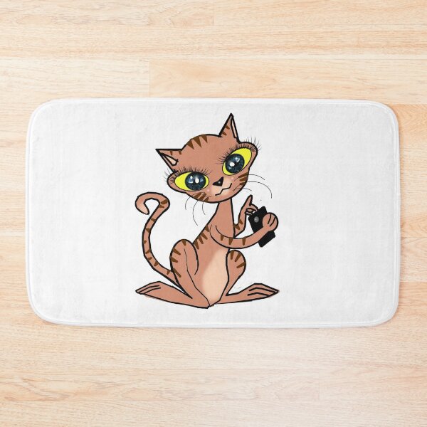 Item preview, Animal ( cat ) : playing a cell phone  designed and sold by Shirley cute art .