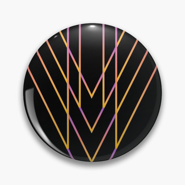 Item preview, Orange pink triangle modern abstract geometric designed and sold by Carolina Salazar.