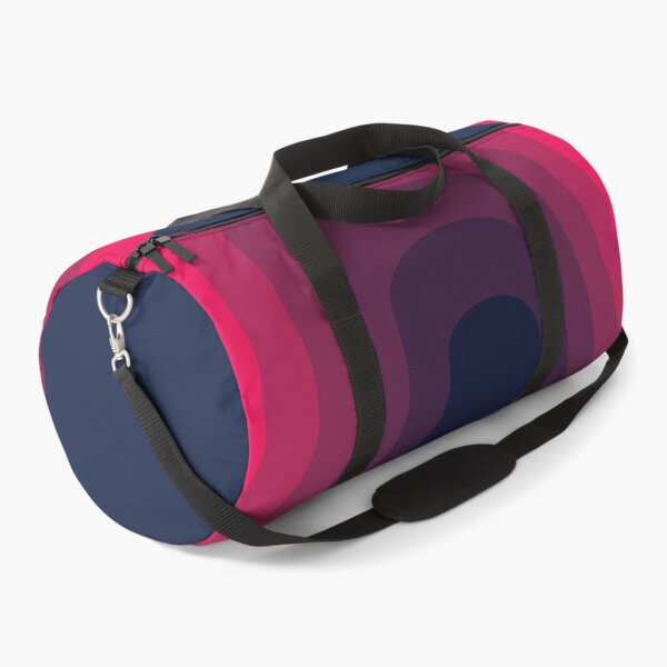 Artistic Pink color gradient abstract design Duffle Bag
