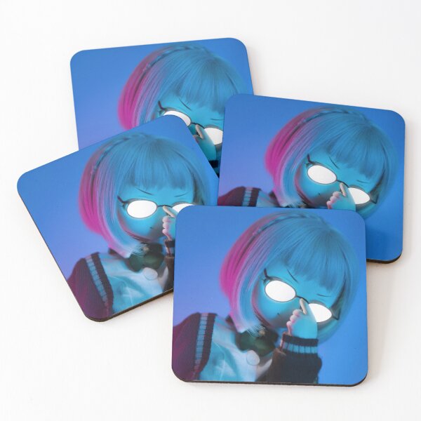 Item preview, Anime glasses · Glitch designed and sold by orchiddolls.