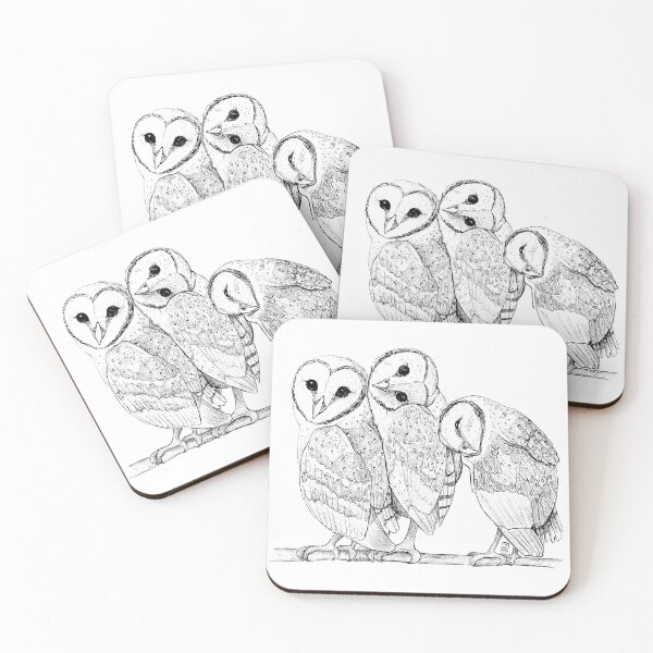 Item preview, Cuddly Barn Owls designed and sold by Zuza Makes.