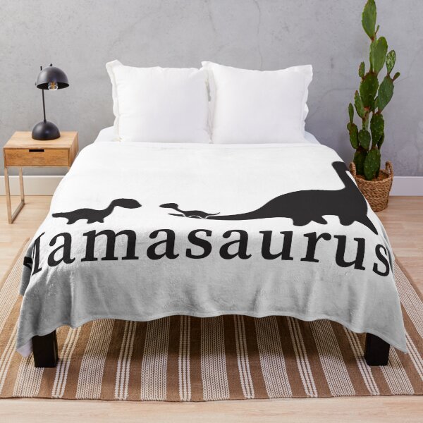Item preview, Mamasaurus black and white silhouette design designed and sold by bravescribbler.