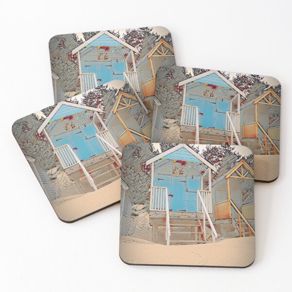 Item preview, Beach Huts, Wells-Next-the-Sea, UK designed and sold by Marlene Watson-Hall.
