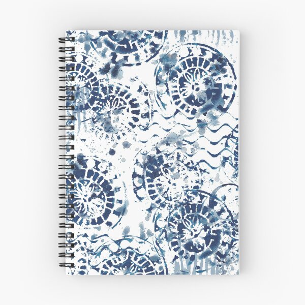 Item preview, Indigo ocean wave shibori designed and sold by kittyvdheuvel.