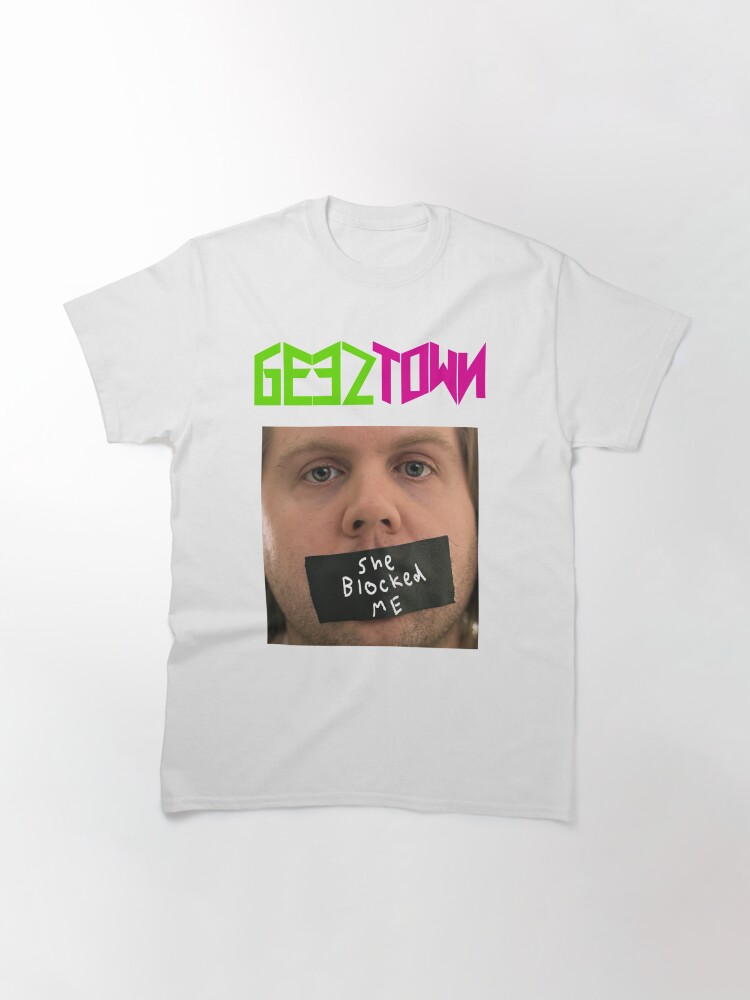 Alternate view of She Blocked Me Classic T-Shirt