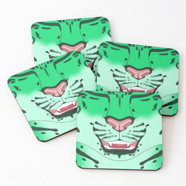 Item preview, Mint Snow Leopard Face designed and sold by KeishaMaKainn.