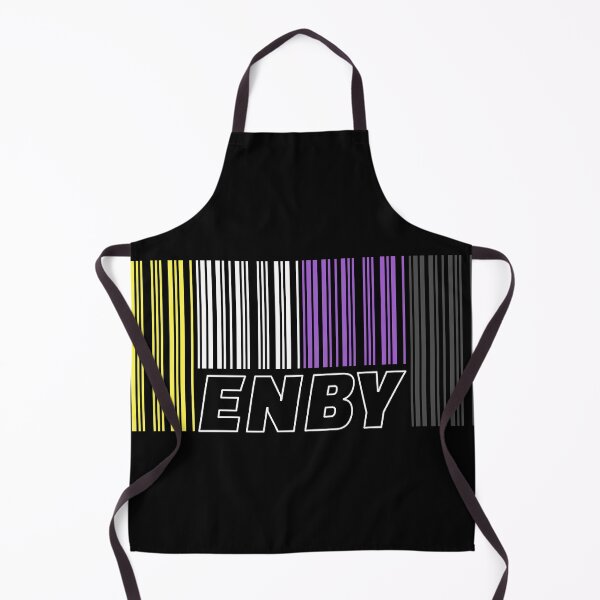 Item preview, ENBY Nonbinary Flag Barcode designed and sold by playloud.