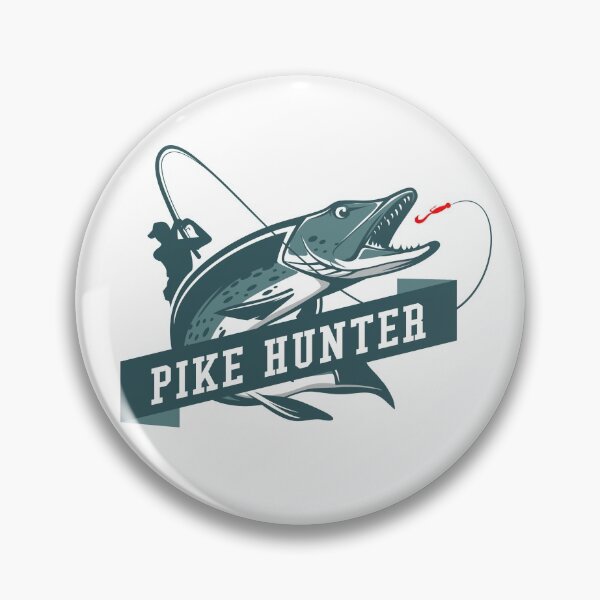 Item preview, Pike fisherman sport angler gift idea designed and sold by Twinstyle.