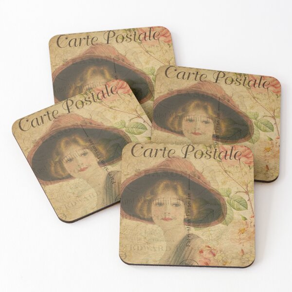 Item preview, Paris Lady Vintage Postcard Carte Postale designed and sold by WizardsWorld.