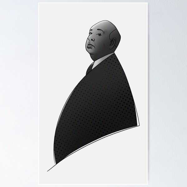 Item preview, Alfred Hitchcock designed and sold by Artaxias_Designs.