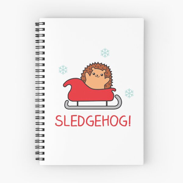 Item preview, Sledgehog, Christmade hedgehog in sledge designed and sold by IceCreamCat.